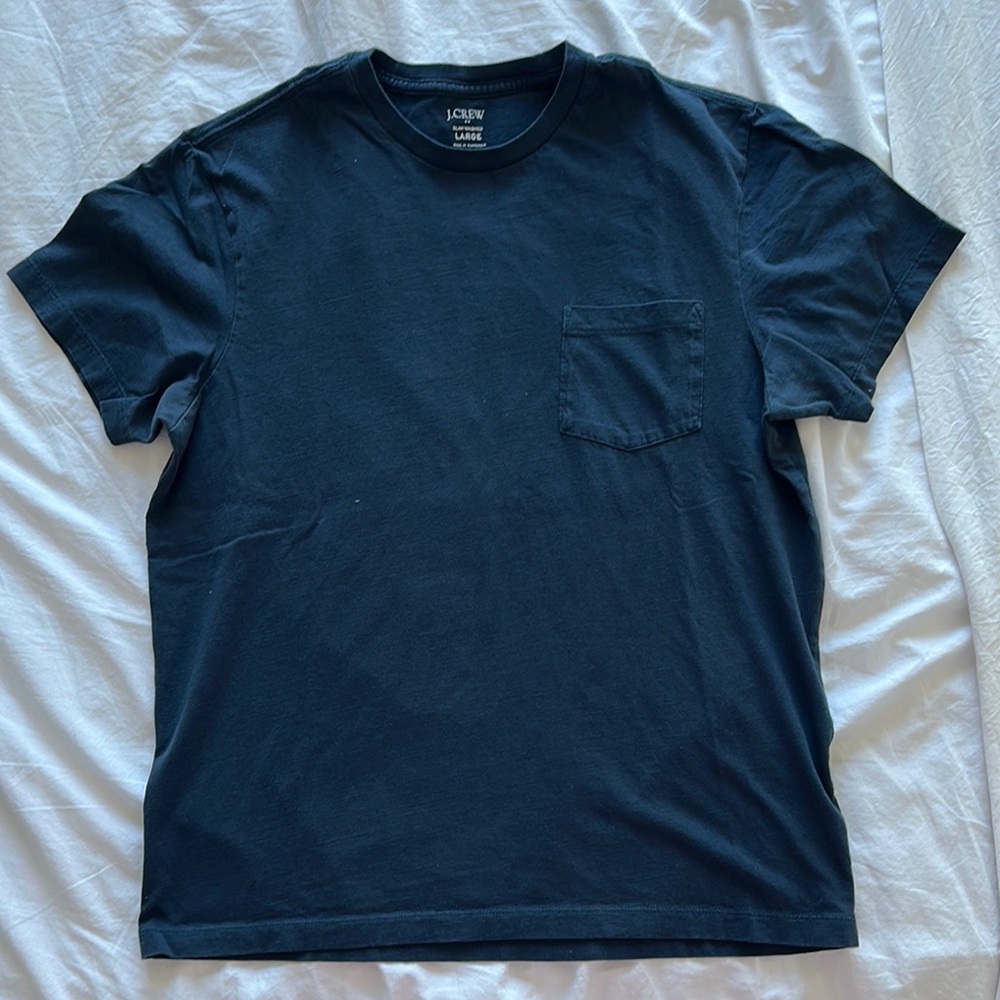 J. Crew Men's Navy T-Shirt